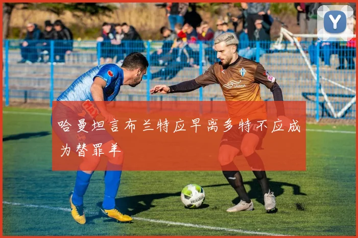 哈曼坦言布兰特应早离多特不应成为替罪羊